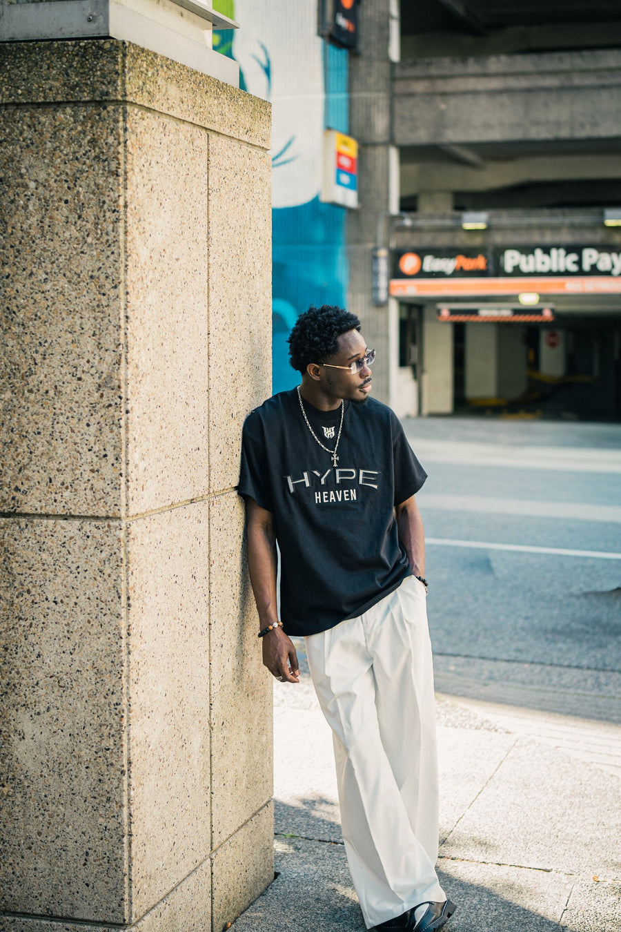 Signature Tee — Noir