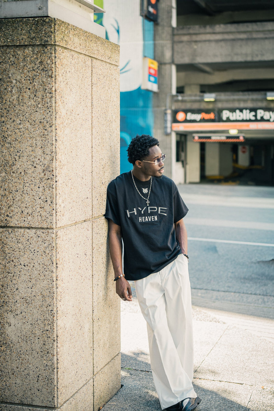 Signature Tee — Noir
