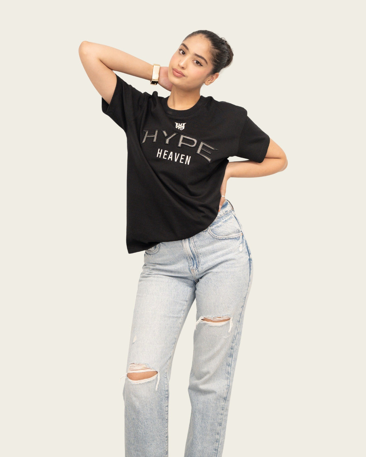 Signature Tee — Noir